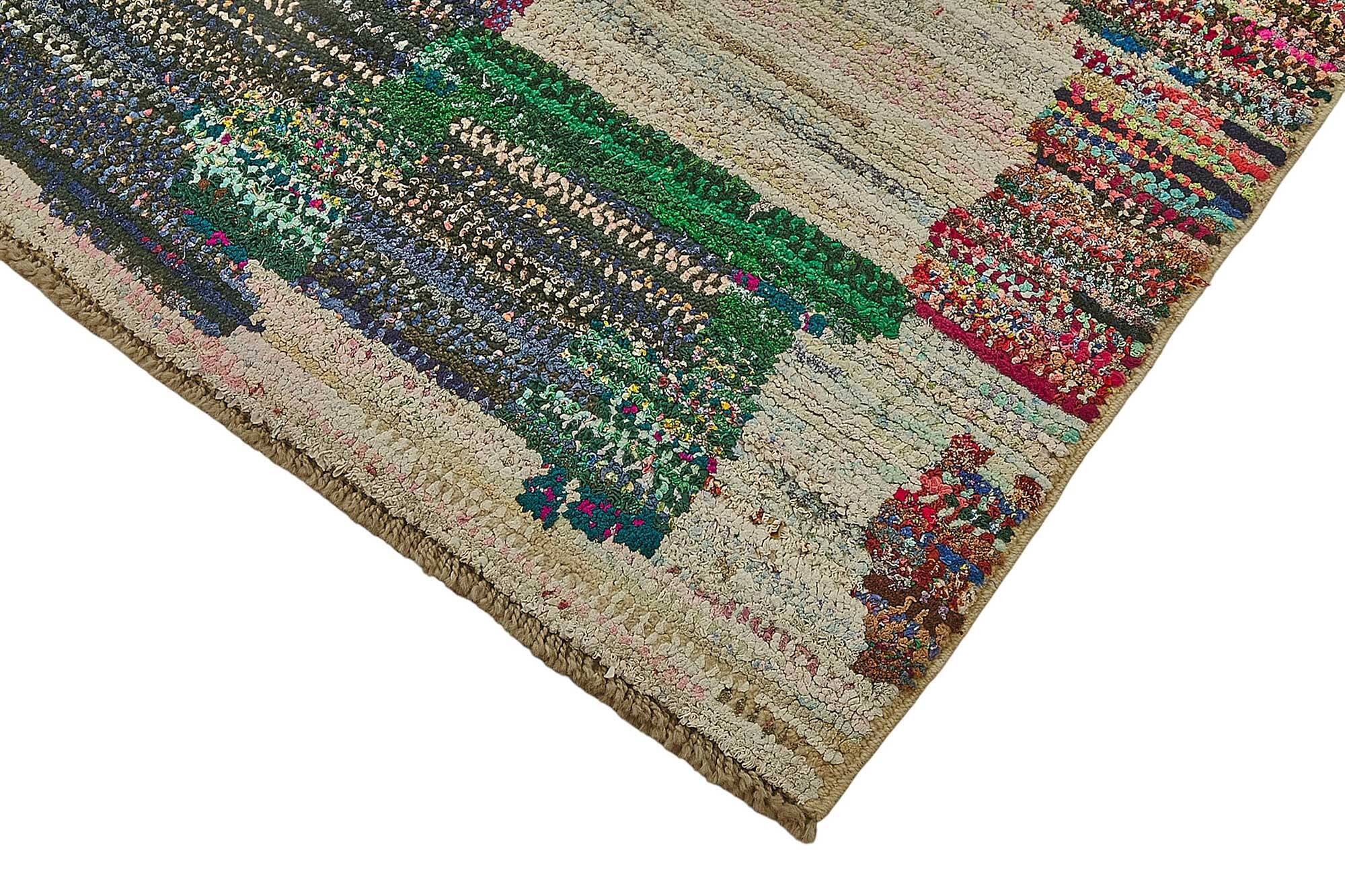 Handwoven Turkish Recycled Boho Rug 200 cm x 301 cm