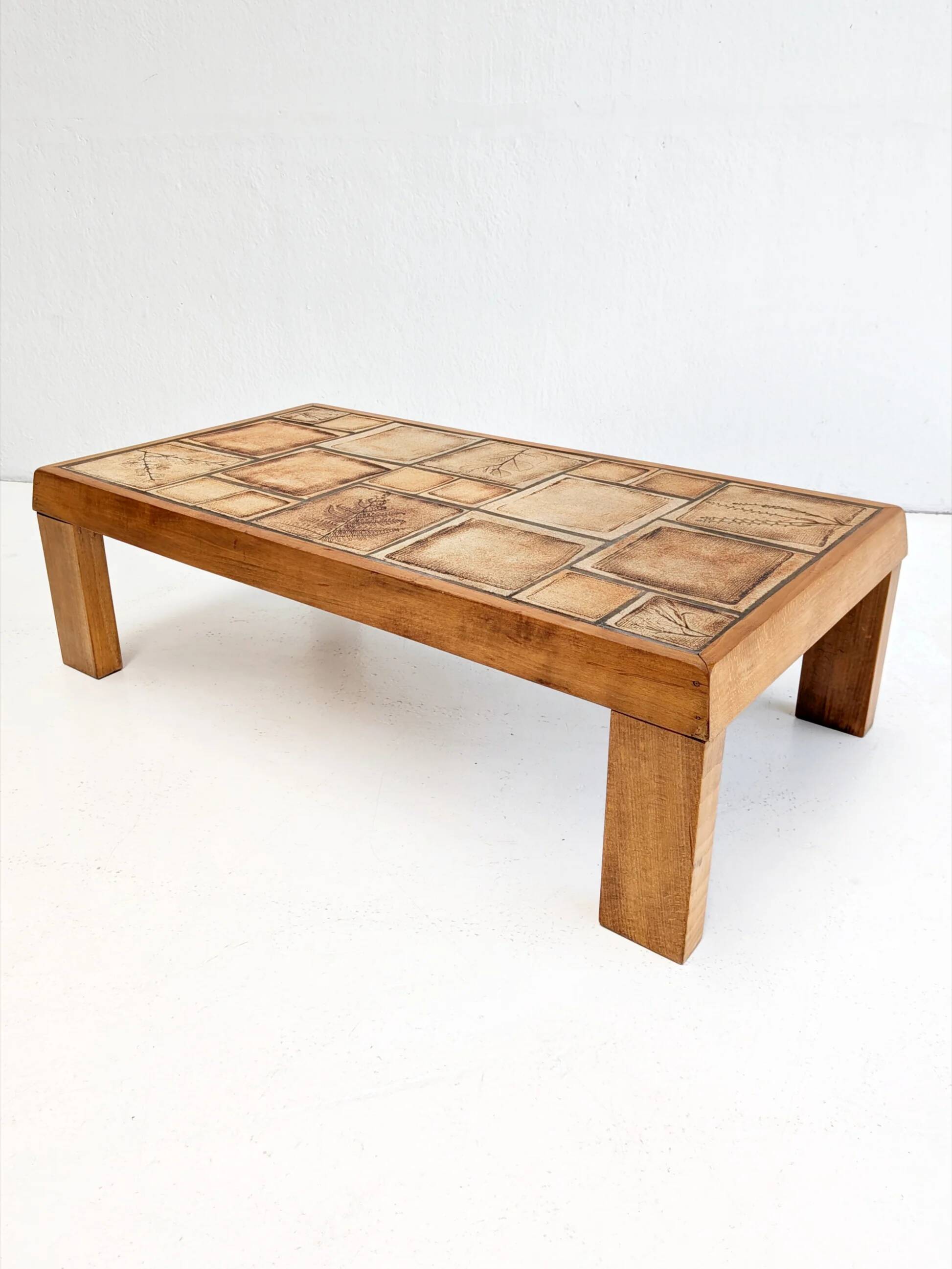Ceramic tile coffee table 1960s