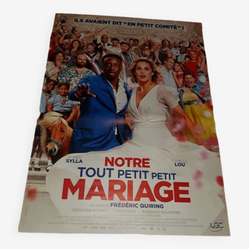Movie poster Our little wedding 40x60 cm