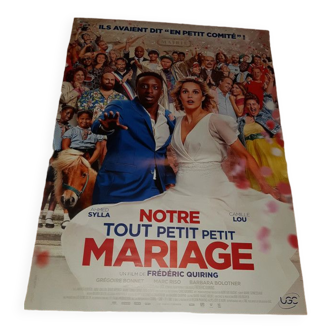 Movie poster Our little wedding 40x60 cm