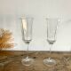 4 flûtes à champagne «octime » LUMINARC France vintage 