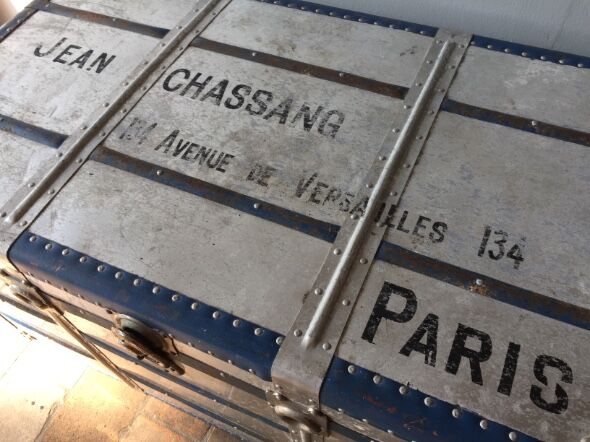 Vintage travel trunk