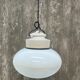 Vintage porcelain hanging lamp.