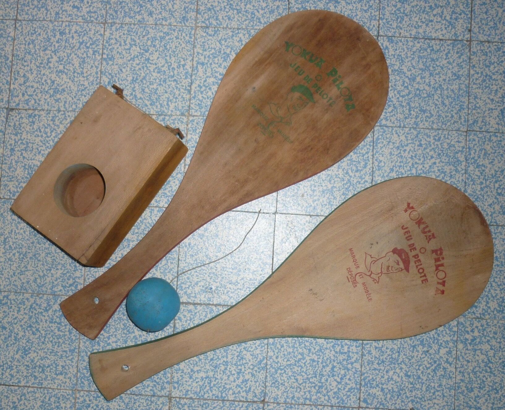 Basque wooden ball games from the 1960s