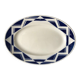 Oval flat Badonviller art deco 30s