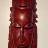 Masque africain Benin bois rouge