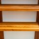 Pierre Chapo. Shelf or bookcase in natural elm. 1980s.
