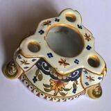 Henri delcourt desvres faïence française art déco encrier ancien