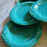 12 vintage zoomorphic dinner plates