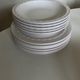 Set of 11 dessert plates and glazed earth cap 1970 by Pierre Motton for Gien
