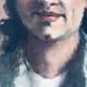 Portrait painting of a woman in the 40s