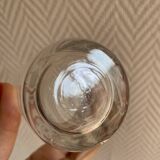 Set of three Saint Louis style orangeade glasses
