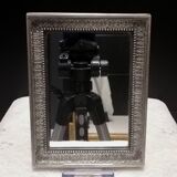 Miroir en bronze argenté