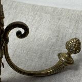 Patère en bronze, décor noeud