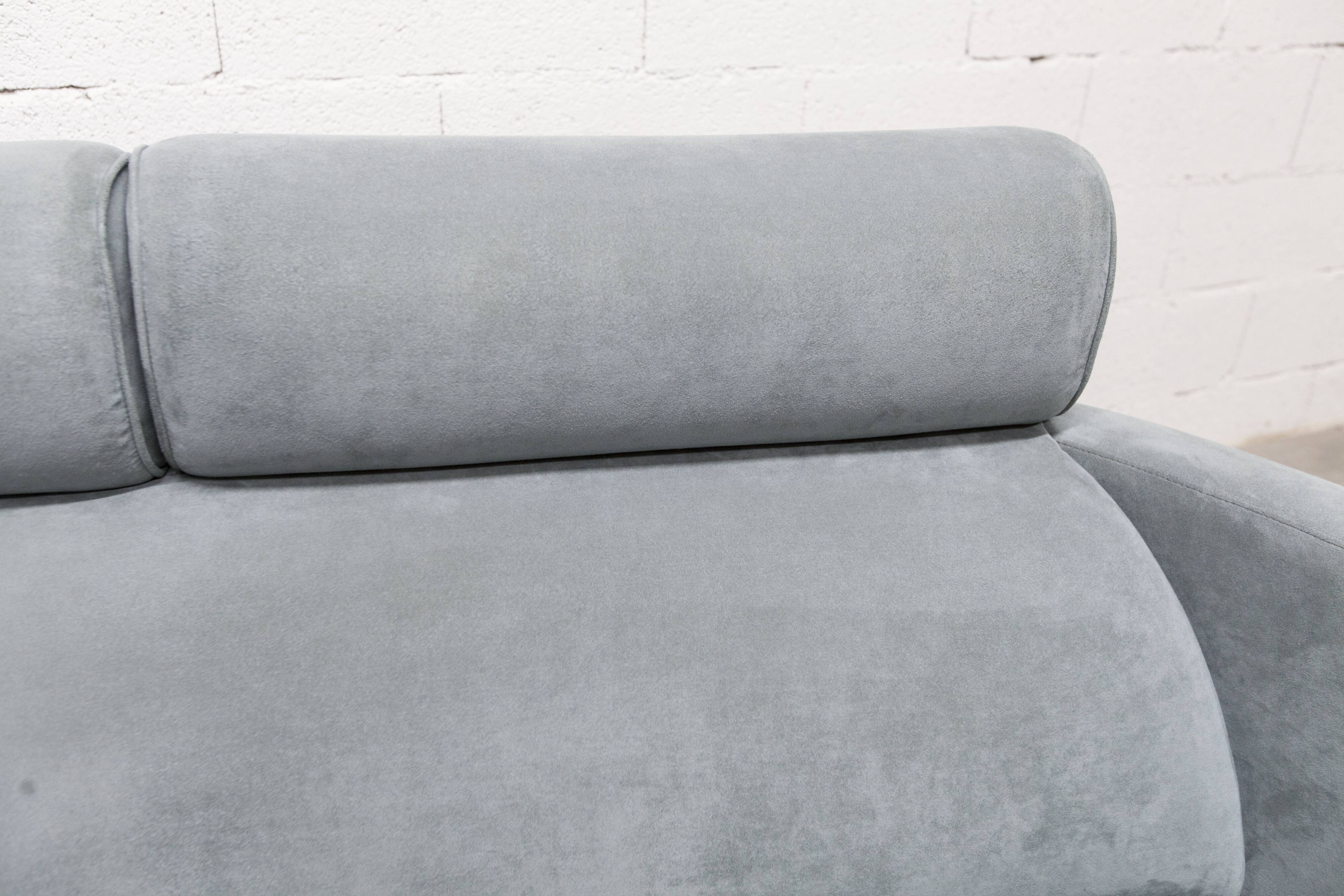 Negresco Sofa Design Bernard Massot for Neology France Moiré Velvet