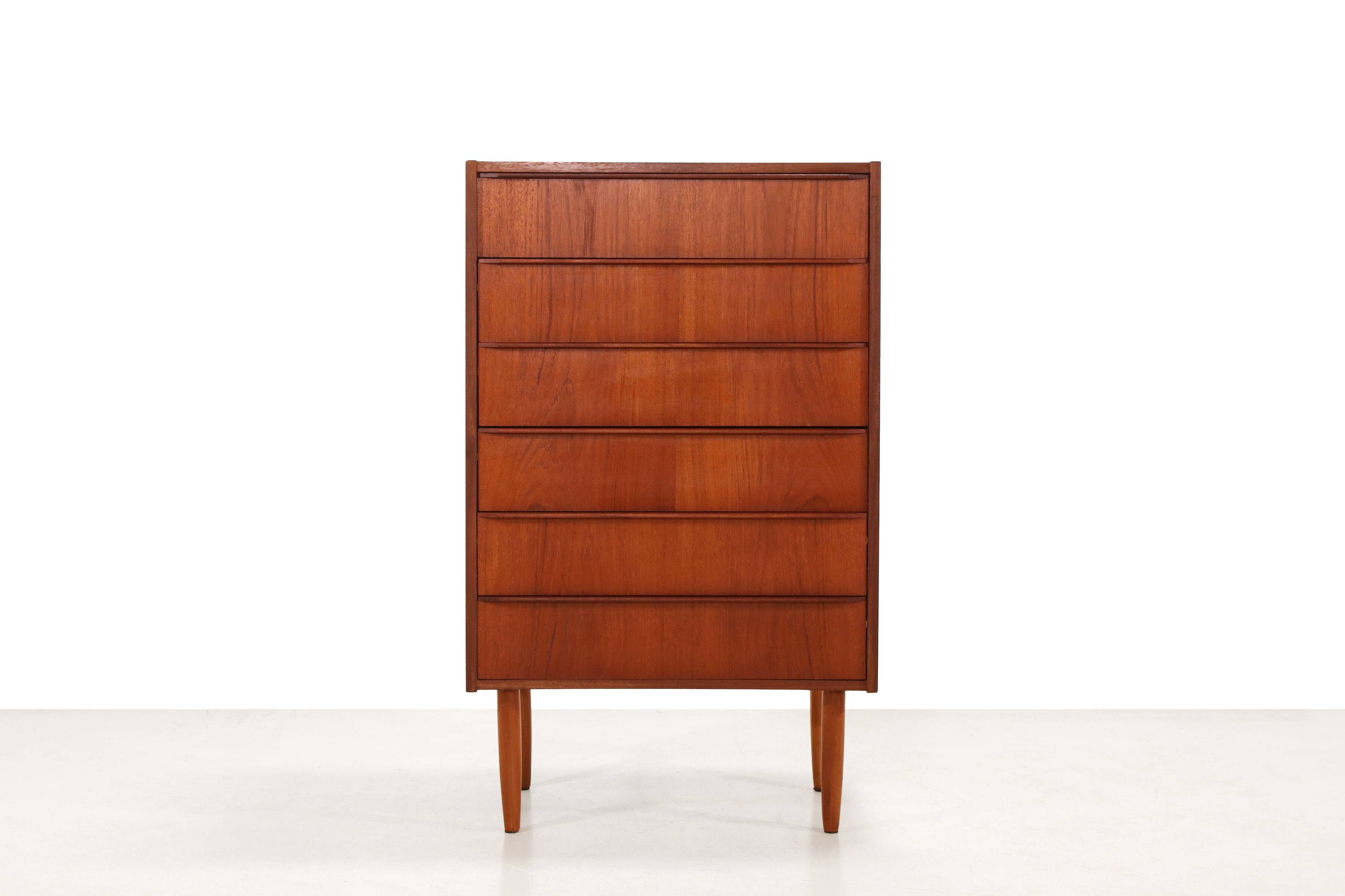 Danish teak design chest of drawers