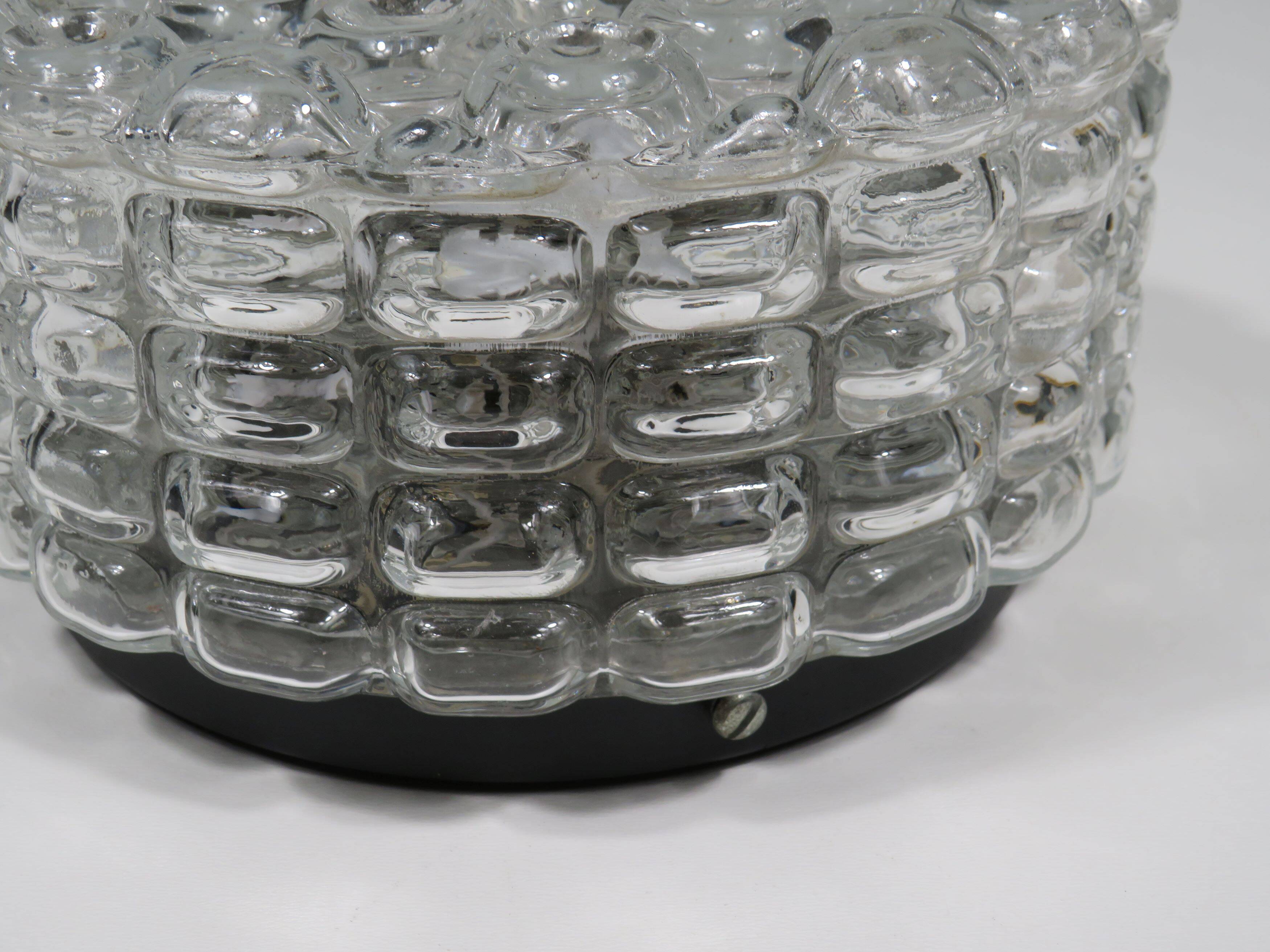 Round ceiling light/wall lamp by Erco, Germany 1960s