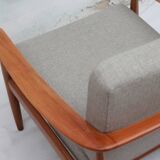 1960s armchair in cherrywood