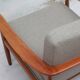 1960s armchair in cherrywood