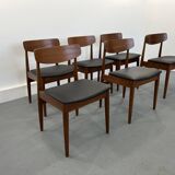Vintage Teak Dining Chairs from Casala, 1960s, Set of 6