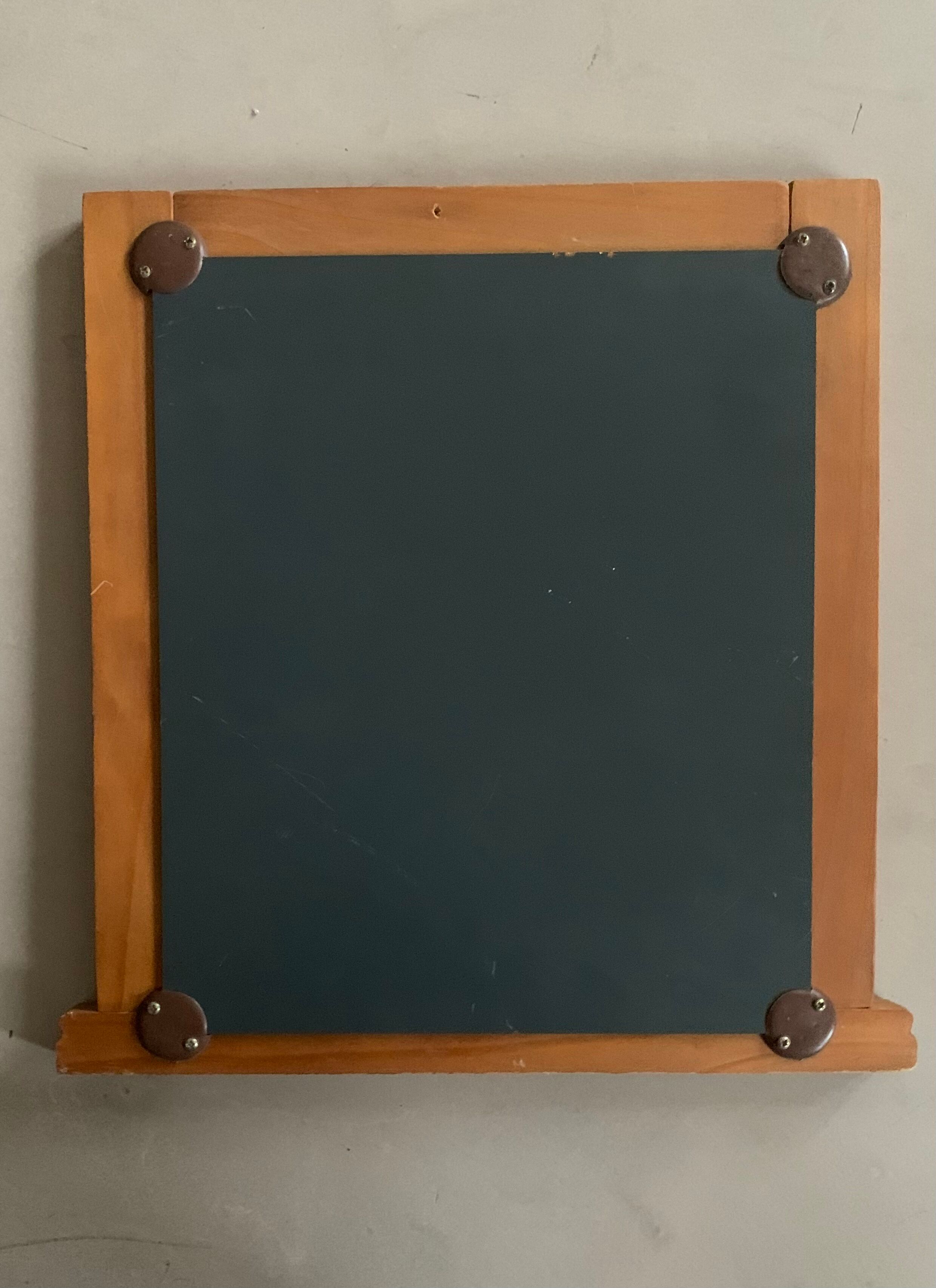 Vintage mirror 80s wood
