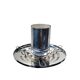 Vintage 1970s Mid-Century Chrome Pendant Lamp - Futuristic Space Age