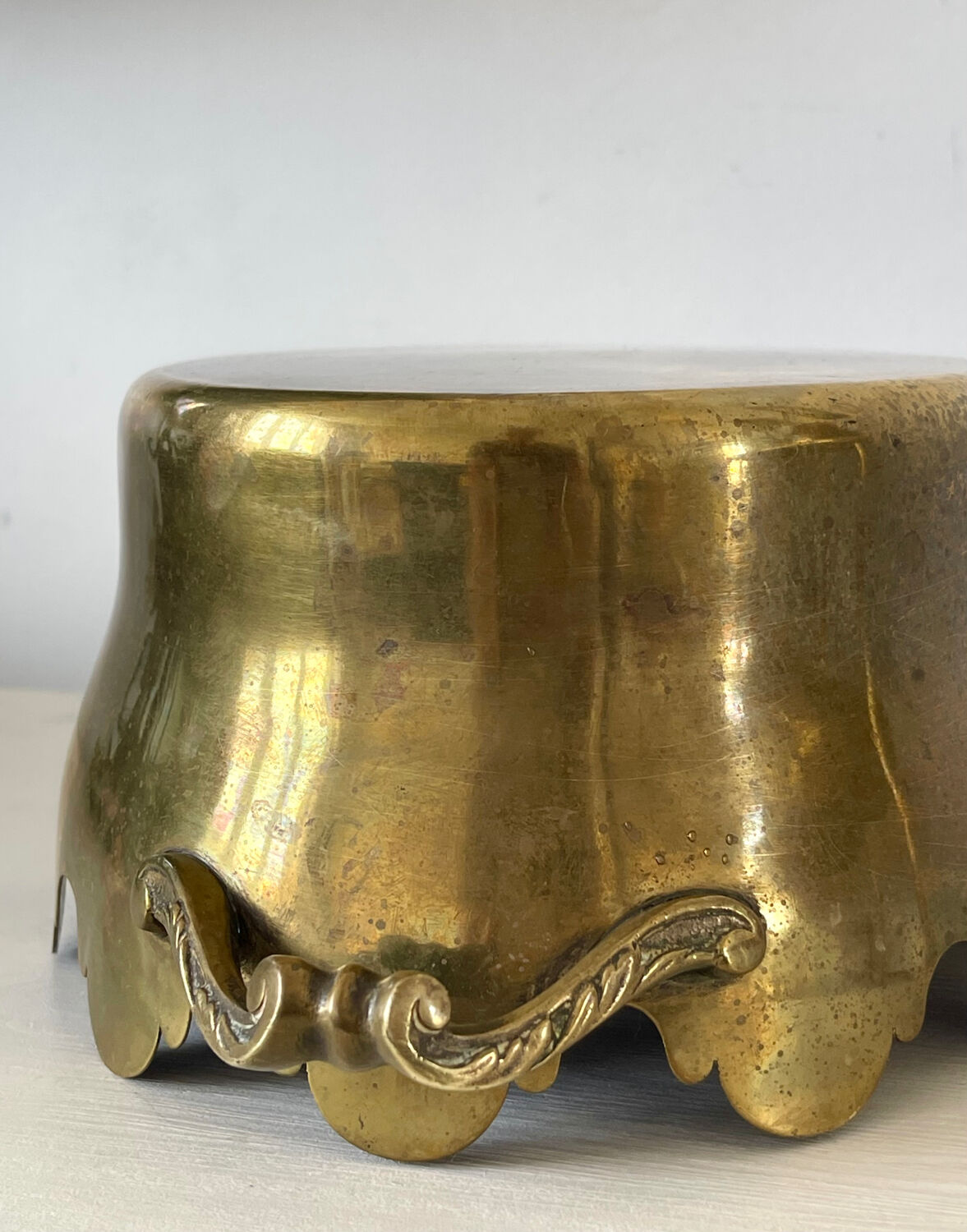Napoleon III brass cache pot.