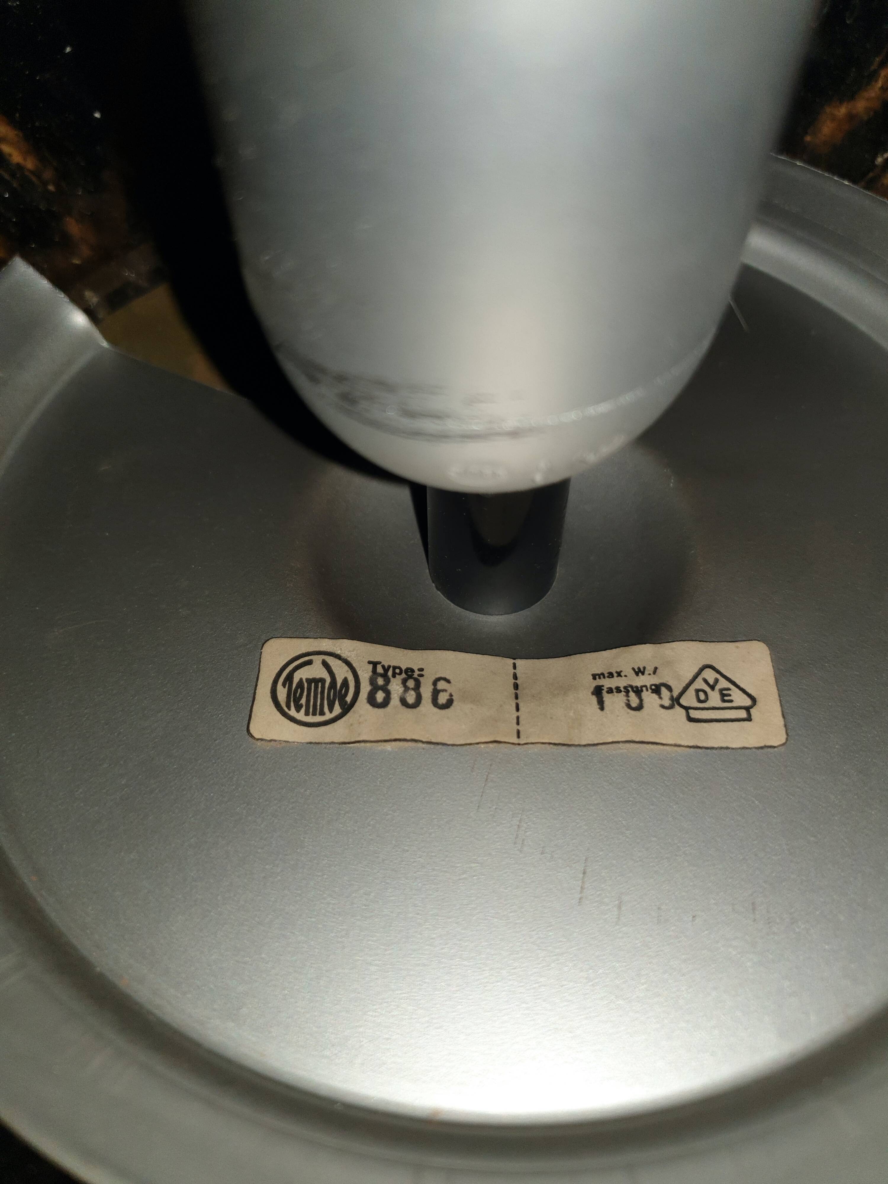 Scandinavian design pendant light Temde Mid-Century