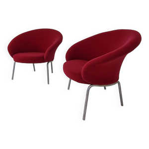 Paire de fauteuils modèle - pierre
