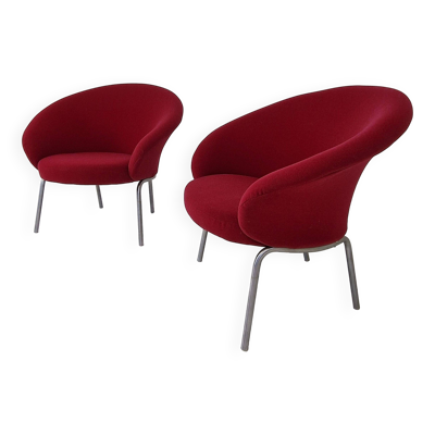 Paire de fauteuils modèle F570 par Pierre Paulin pour Artifort, années 1963