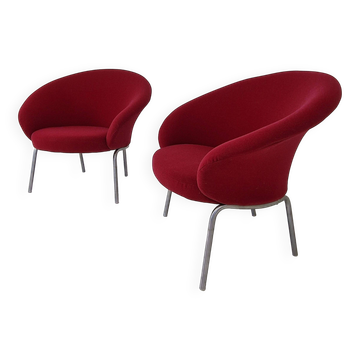Rare Set of Model F570 Lounge Chairs by Pierre Paulin for Artifort, 1963's