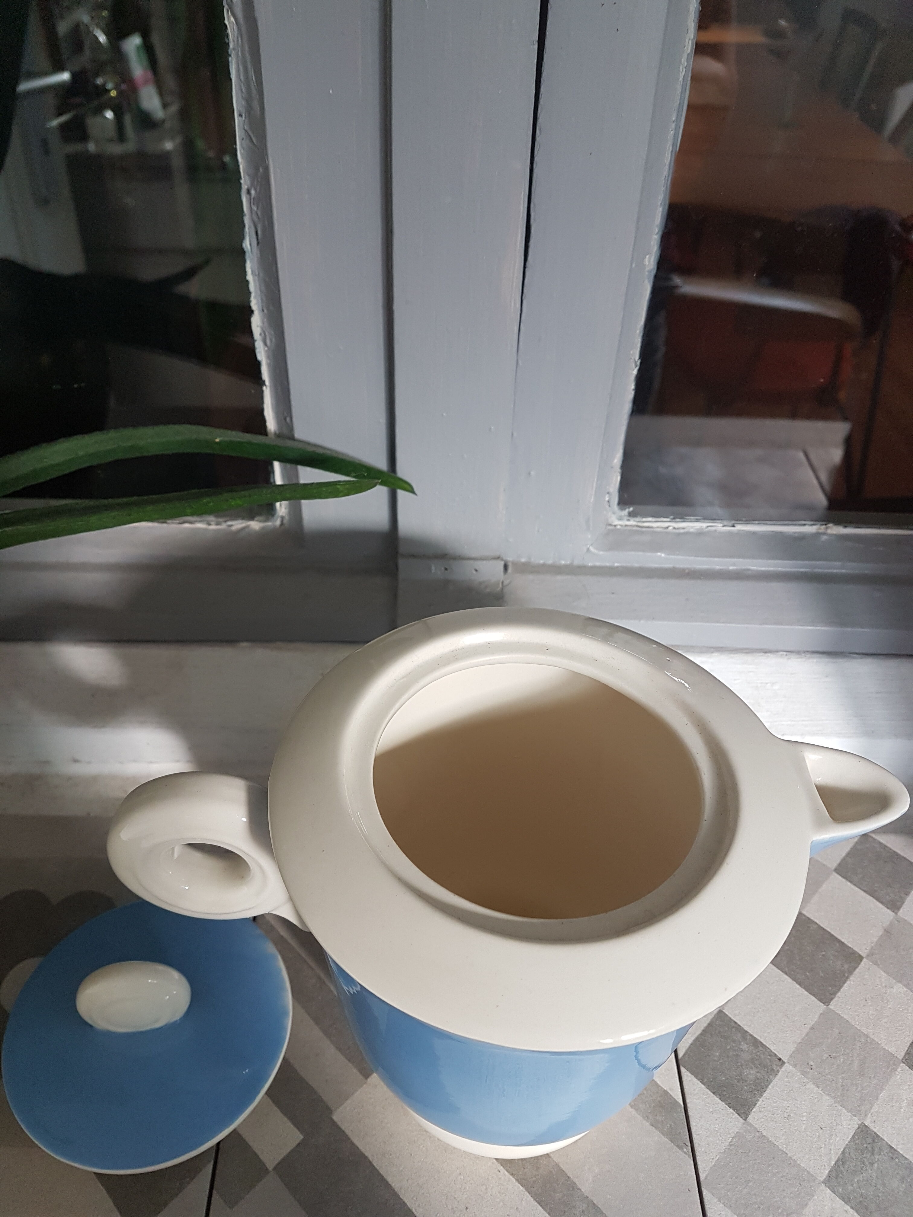 Digoin Blue Teapot
