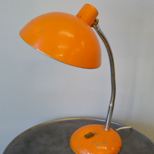 Lampe métallique années 70