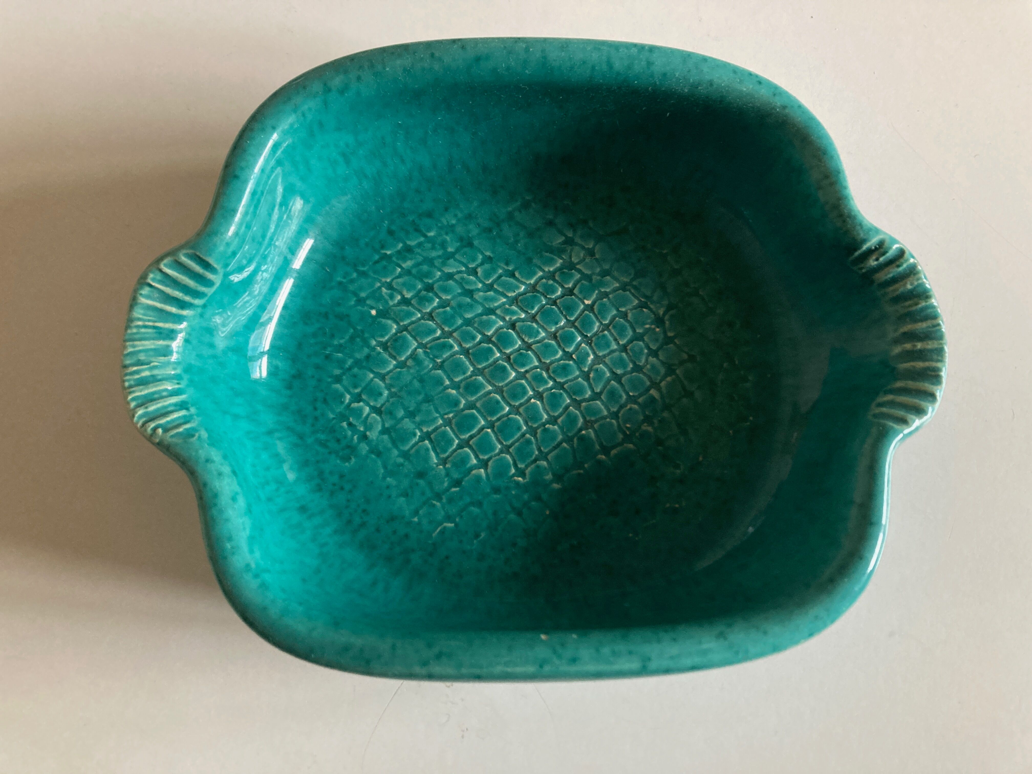 Empty ceramic fish pocket Vallauris 1960