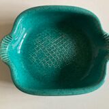 Empty ceramic fish pocket Vallauris 1960