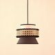 Wıcker Pendant Light, Rattan Lamp 22 cm, Light Fixture