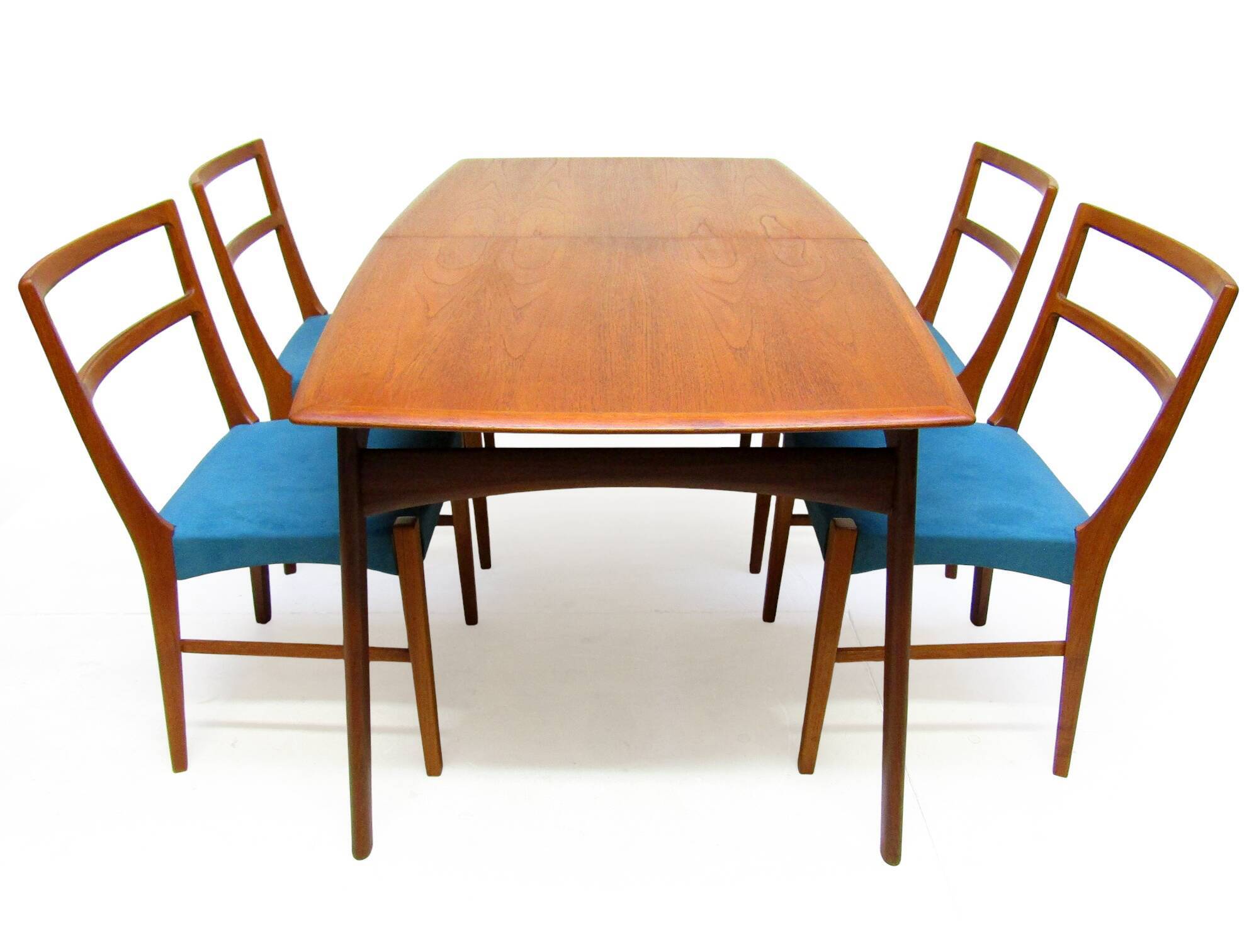 Narrow 1960s Danish Extending Table In Teak By Arne Hovmand Olsen
