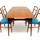 Narrow 1960s Danish Extending Table In Teak By Arne Hovmand Olsen