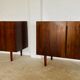 Vintage Danish mid-century matching rosewood sideboards 1960s