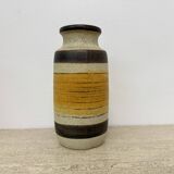 Set of 4 ceramic scheurich west Germany vases , 1970s
