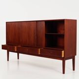 Teak highboard, Danish design, 1970s, production: Denmark