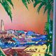Mediterranean City, Oil on panel, signed Jean-Noël Zanetti 89
