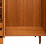 Vintage Scandinavian wardrobe in teak