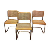 Set of 3 chairs Marcel Breuer