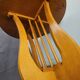 Lyre foot pedestal table