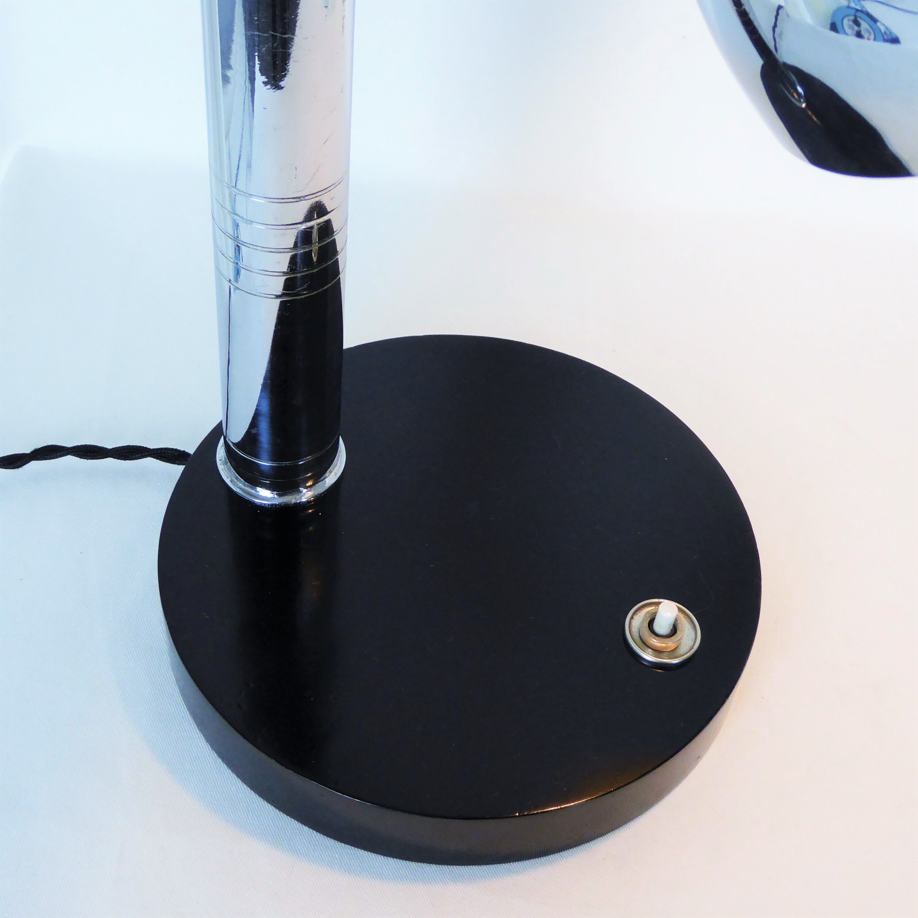 Art Deco chrome desk lamp 1930