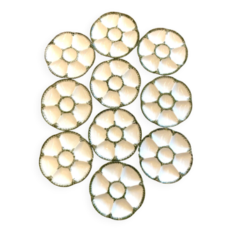 Assiettes à huîtres GIEN
