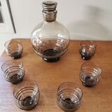 Carafe set and art deco glasses