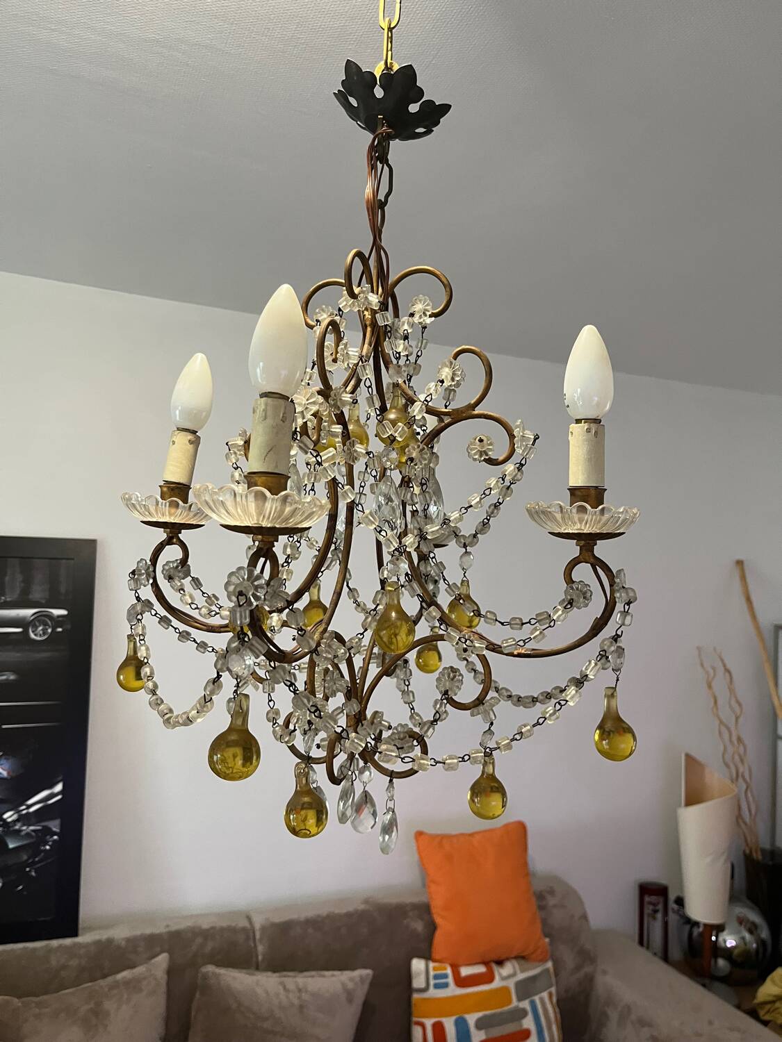 Hanging chandelier Italy