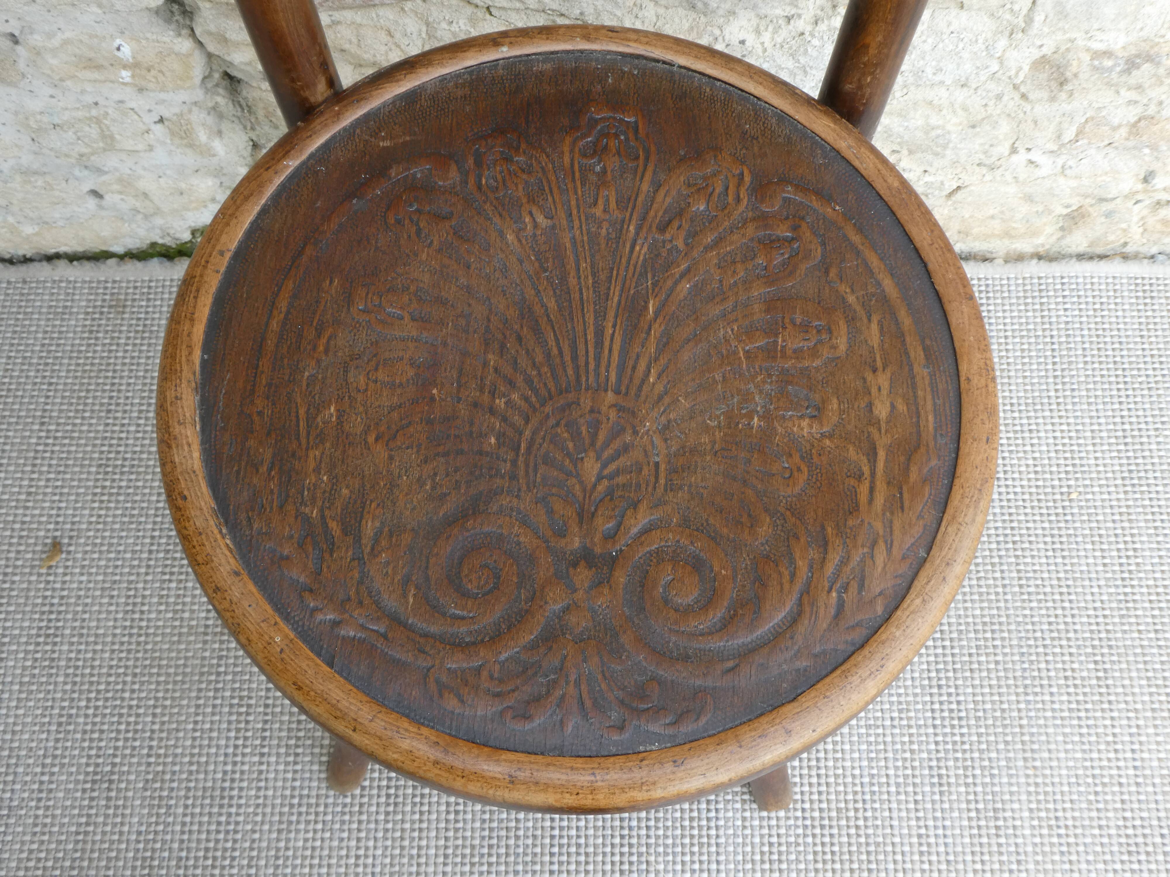 Chaise de bistrot Mundus Vienne Austria, vers 1900